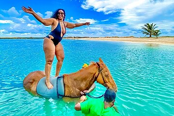 Horseback Ride , Dunns River Falls & Blue Hole From Montego Bay