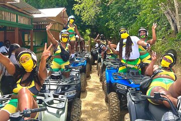 Montego Bay ATV Ride & Bamboo Rafting With Limestone Foot Massage