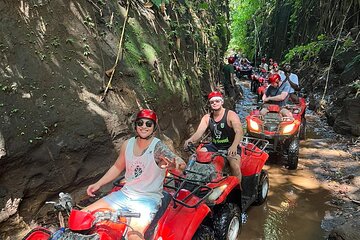 Bali Quad Bike with Cave and waterfall Experience 