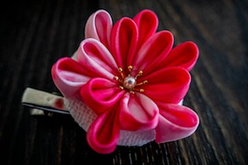 Traditional Japanese Fabric Flower-Making Tsumami Zaiku Class 