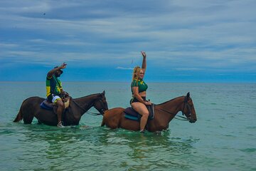 HORSE-BACK Ride n BAMBOO Rafting with DUNN’S RIVER FALLS 3in1 