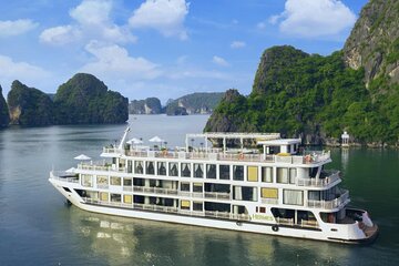 Discover Halong Bay 2-Day Premium Hermes Cruise with Balcony