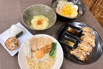 Ramen Gyoza Onigiri Japanese Cooking Class in Kyoto 