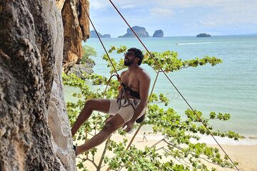 Railay Beach Half Day Rock Climb & Big Bat Cave from Krabi