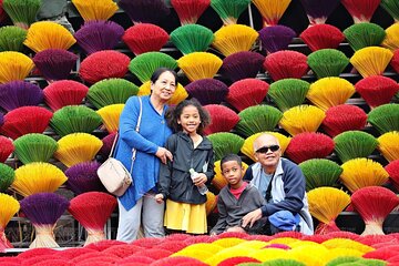 Incense Village, Hat Making and Lacquer Art Private Tour In Hanoi