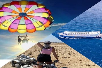 3 in 1 - Safari and Parasailing with Semi Submarine in Hurghada