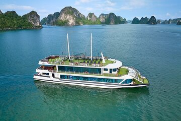 6-Hour Ha Long Bay 4 stars Cruise: Cave , Kayak, swimming, Buffet