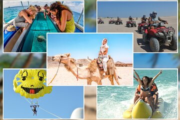 Mega Safari ATV Quad Parasailing Glass boat Lunch-Sharm El Sheikh