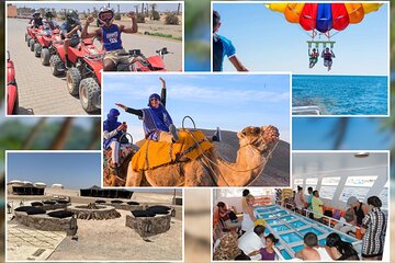 ATV Quad Safari Parasailing, Glass Boat & Lunch - Sharm El Sheikh