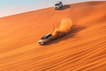 Desert Safari with BBQ Dinner,Dune Bashing and Camel Ride