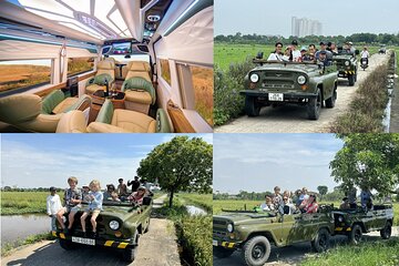 Ninh Binh Army Jeep see Highlight Start From Hanoi By Limousine 