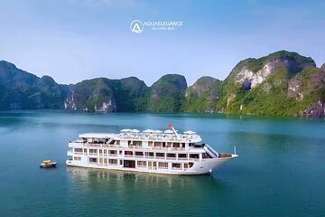 Halong Bay 2D1N By 5-star Aqua Elegance Cruise,Cave,Titop,Swiming