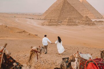 Private 4 Hour Giza Pyramids Sphinx Camel Lunch Pyramid Inside
