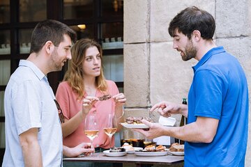 Pintxo Tour paired with local wines in small group tour