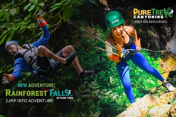 Pure Trek Canyoning & Rainforest Falls Adventure Combo