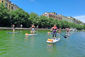 Discover Milan's Navigli by SUP: a wellness experience