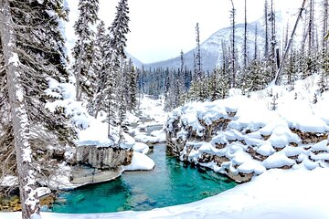 Lake Louise, Marble Canyon Icewalk and Banff Town from Calgary