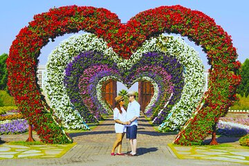 Dubai Miracle Garden Admission Ticket with Private Transfers