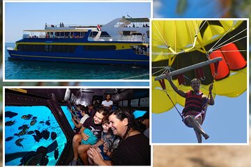 Conquest Semi Submarine Snorkeling Trip & Parasailing - Hurghada