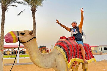 Private Morning Desert Safari With Sandboarding and Camel Ride