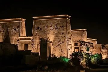 Sound and Light show at Philae Temple in Aswan