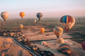 Hot Air Balloon in Luxor City with Transport