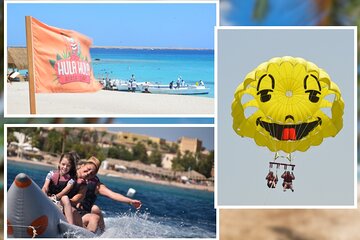 Hula Hula Island: Parasailing, Water Sports & Lunch - Hurghada