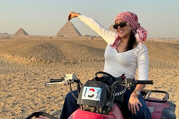 Tour Giza Pyramid Camel Ride ATV and Nile Dinner Cruise 