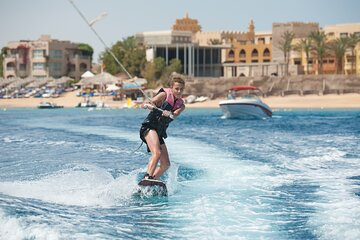 Water Skiing with Glass Boat Viewing and Transfer–Sharm El Sheikh