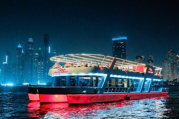 Dubai Marina Dinner Cruise with Live Music & Open Bar