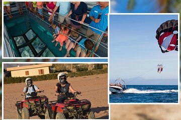 ATV Quad Safari, Parasailing, Glass Boat & Lunch- Sharm El Sheikh