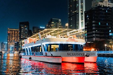 Dubai: 90-Minute Marina Glass Houseboat Dinner Tour