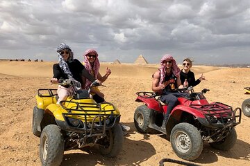 Tour to Giza Pyramids and Desert Safari Quad Bike, Camel Ride 