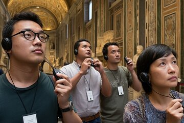 Audio guide in Vatican Museums and Sistine Chapel