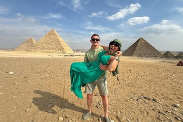 Vip private tour Pyramids, Saqqara, Memphis &camel with lunch 