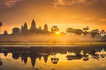 Sunrise Angkor Wat Half-Day & 3 Main Temples (Join-in Tour)