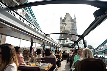 London Afternoon Tea Experience Aboard a Glass-Roofed Bus