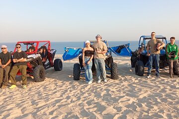 Private Inland Sea buggy Desert Safari, Camel Ride & Sand Surfing