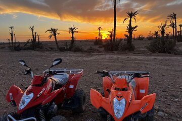 Discover the Agafay Desert: Quad, camel, dinner & show