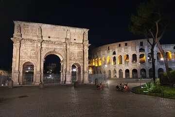 Colosseum and Ancient Rome by Night Guided Walking Tour by Maria