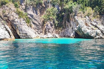 Private Sailing Cruise to the Caves of the Corfu North East Coast