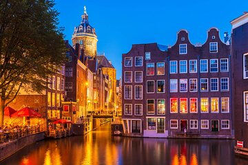 Private Amsterdam Red Light District tour with food tastings