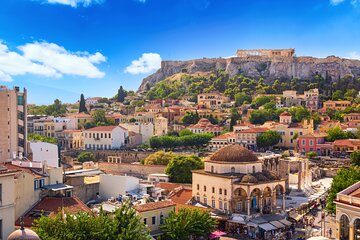 Small Group: Athens Panoramic Tour & Plaka (Pick up at Port)