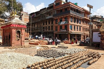 Durbar Square and Pottery Making in Bhaktapur