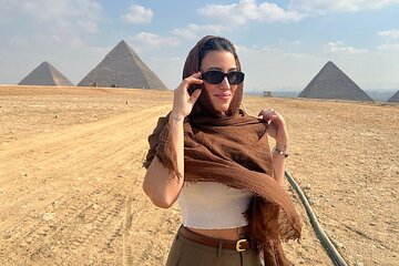 Guided Tour to Giza Pyramids ,Sphinx, Camel & inside the pyramids