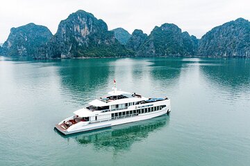 Ha Long Bay Symphony 5 Star Cruise with Buffet Lunch and Jacuzzi