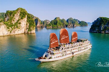 Halong Victory Star Luxury Cruise 2 days 1 Night Tour