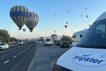 Cappadocia Hot Air Ballon Flight in Goreme Over fairy Chimneys 