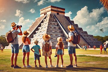 Guided Trip to Chichen Itza, Cenote Saamal, Buffet and Valladolid