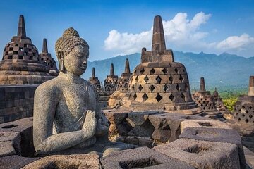 From Bali: One Day Borobudur & Prambanan Tour with Flight